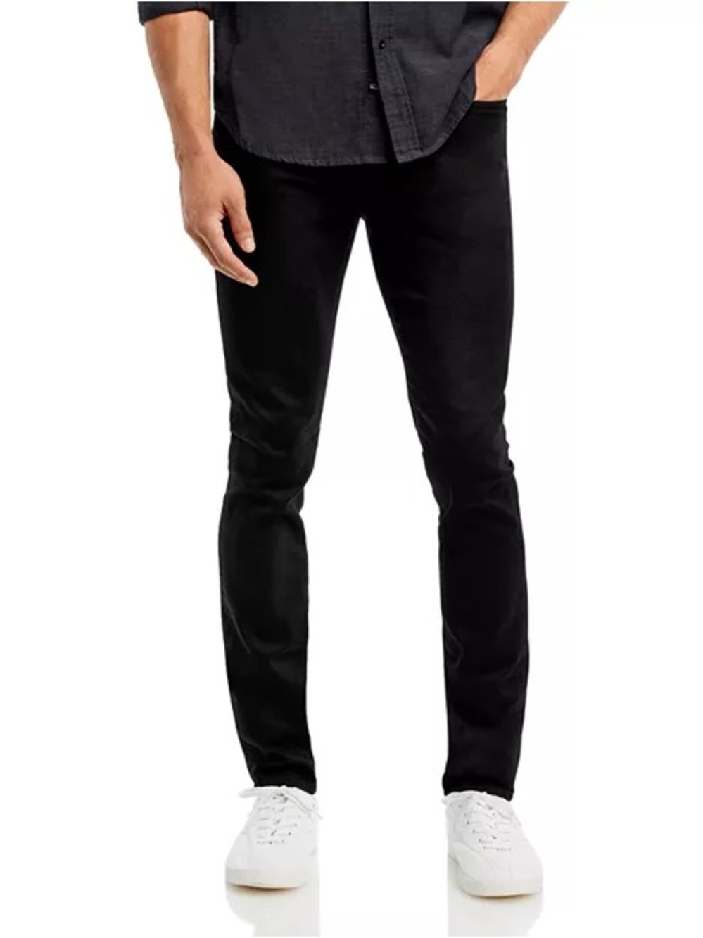 Frame Denim Men’s Skinny Jeans in Black